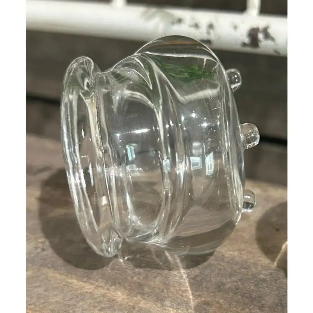 PartyLite Halloween Glass Cauldron Votive Tea light Candle Holder P7647 - Picture 4 of 11